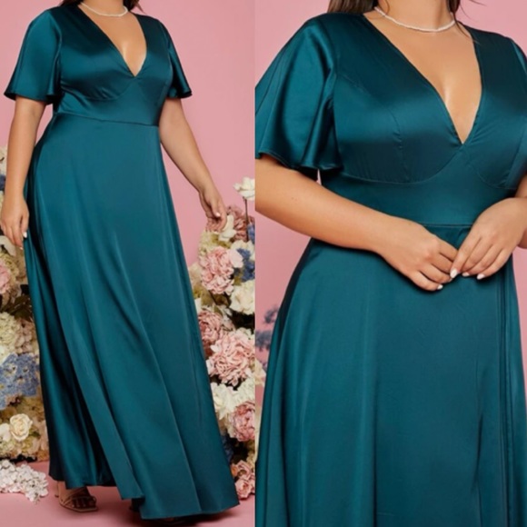 Luxurious formal wedding party evening maxi dress - Picture 4 of 7